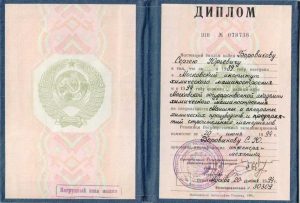 Диплом. Московская государственная академия химического машиностроения. Инженер-механик. Боровиков Сергей Юрьевич. 1994